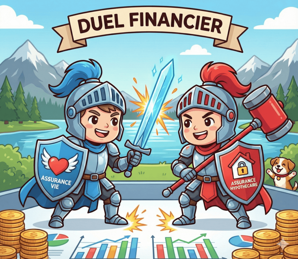 Duel entre banque et assureur privé pour assurance hypothécaire au Canada.