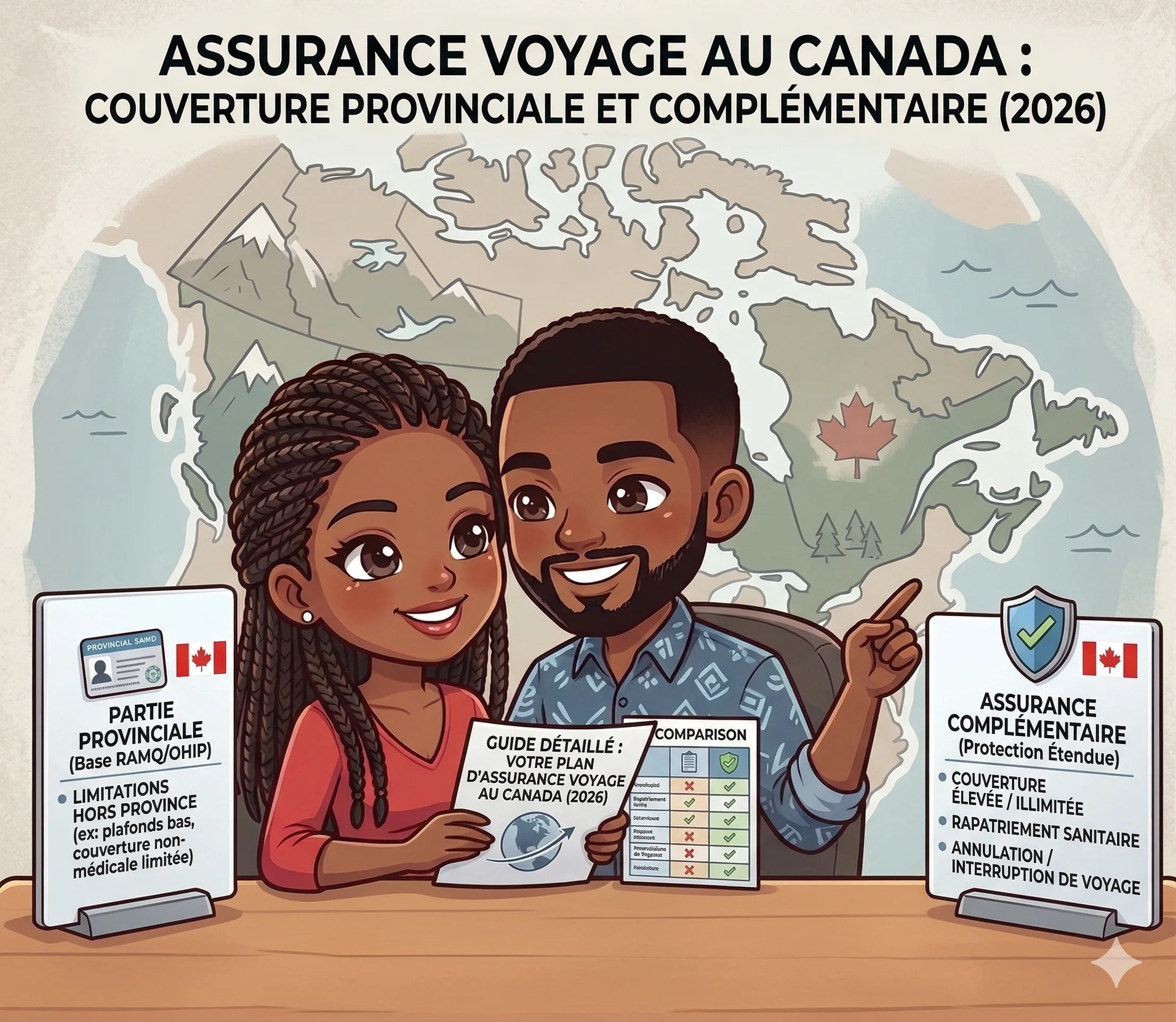 Assurance voyage au Canada : couverture provinciale et complémentaire (2026)