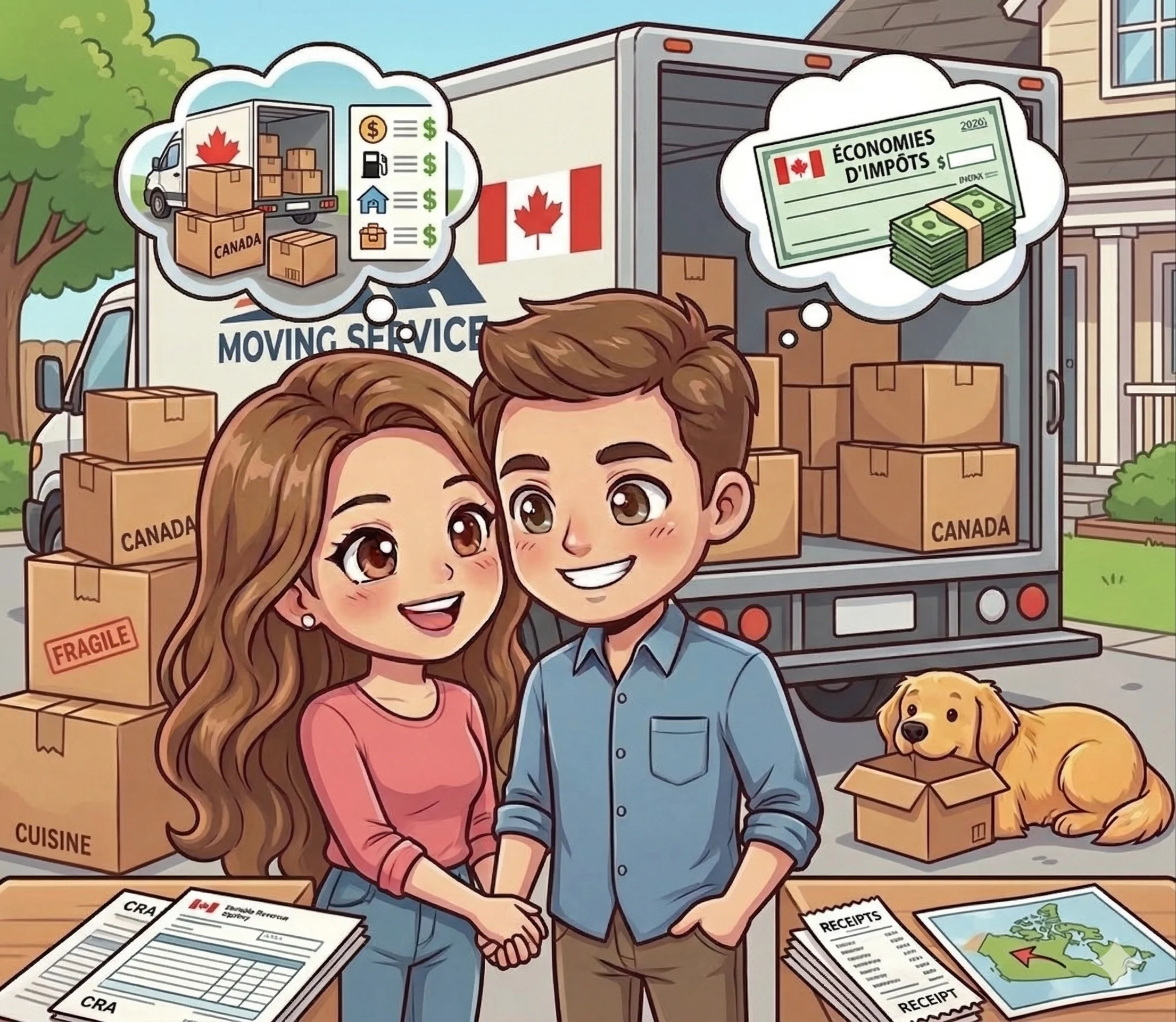 Frais de déménagement déductibles au Canada : guide pour nouveaux arrivants (2026)