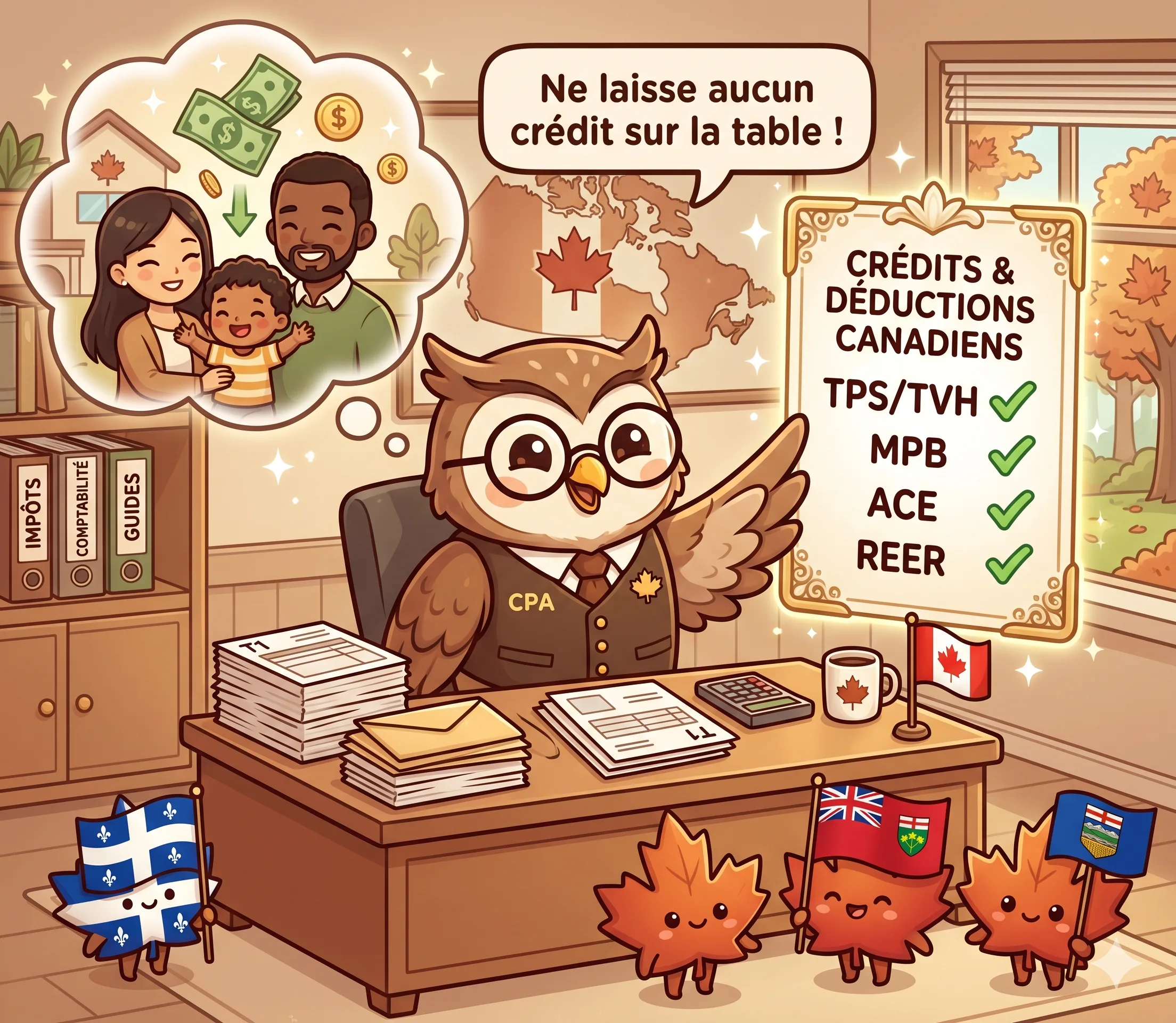 Les crédits d'impôt au Canada : liste complète pour nouveaux arrivants (2026)