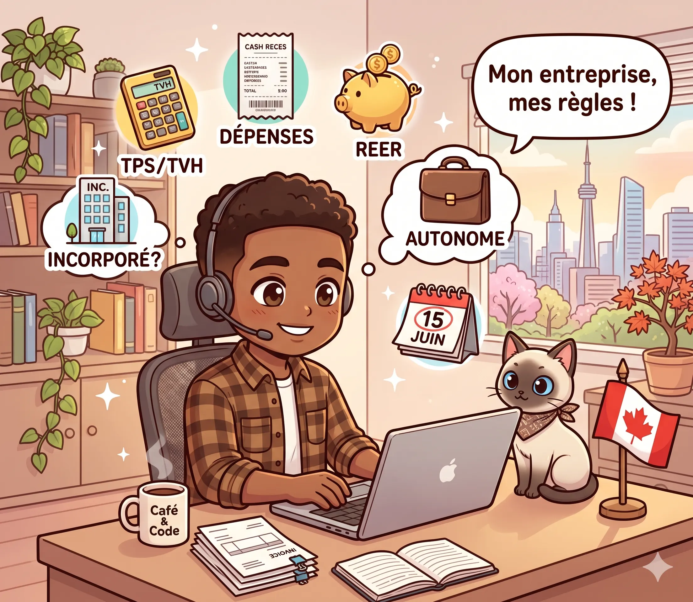 Travailleur autonome au Canada : obligations fiscales et stratégies d'optimisation (2026)