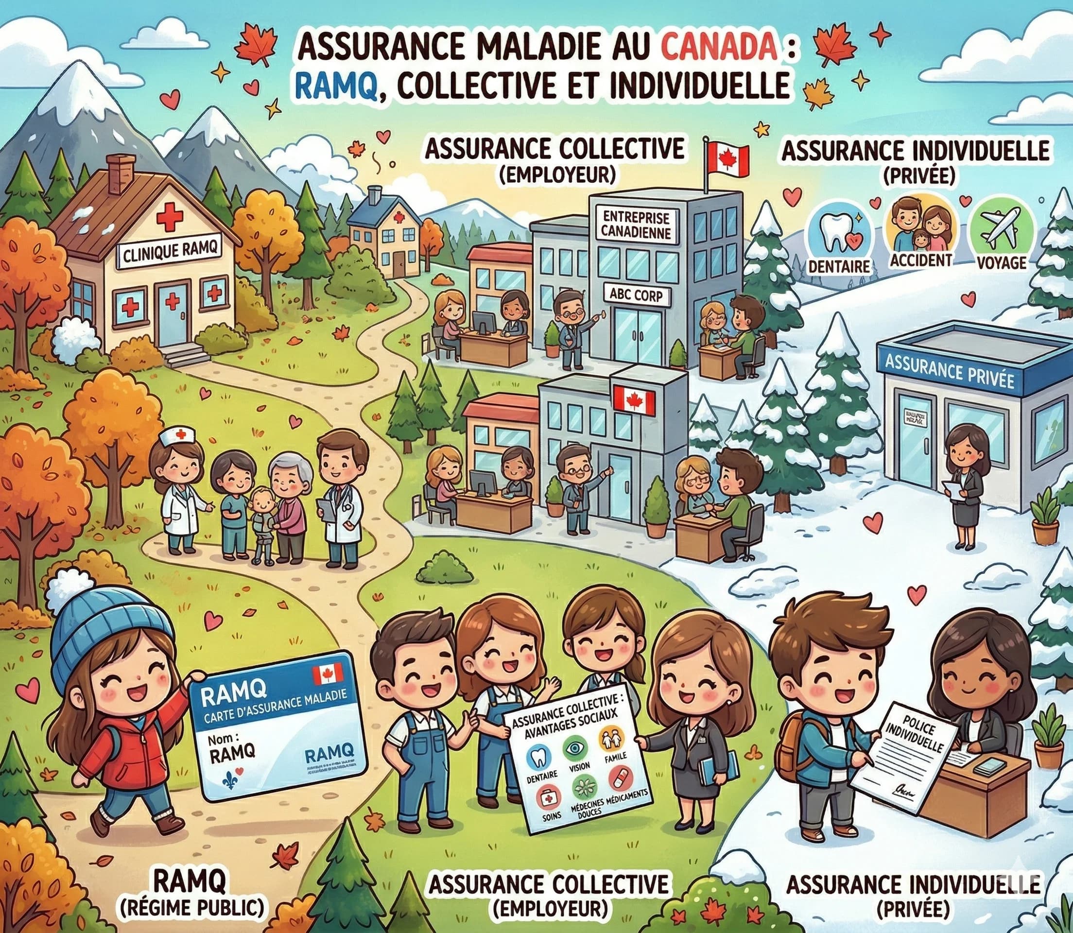 Assurance maladie au Canada : RAMQ, collective et individuelle (2026)