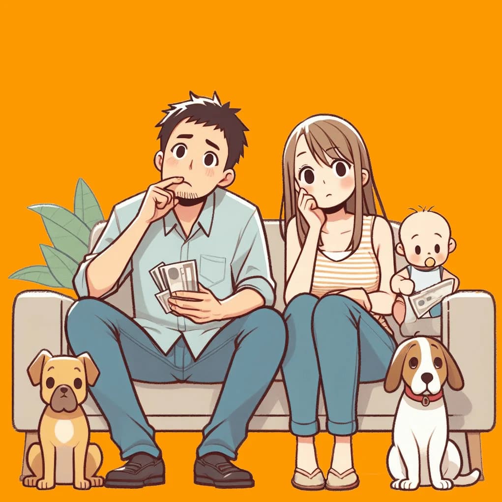 Finances au Canada - Illustration famille