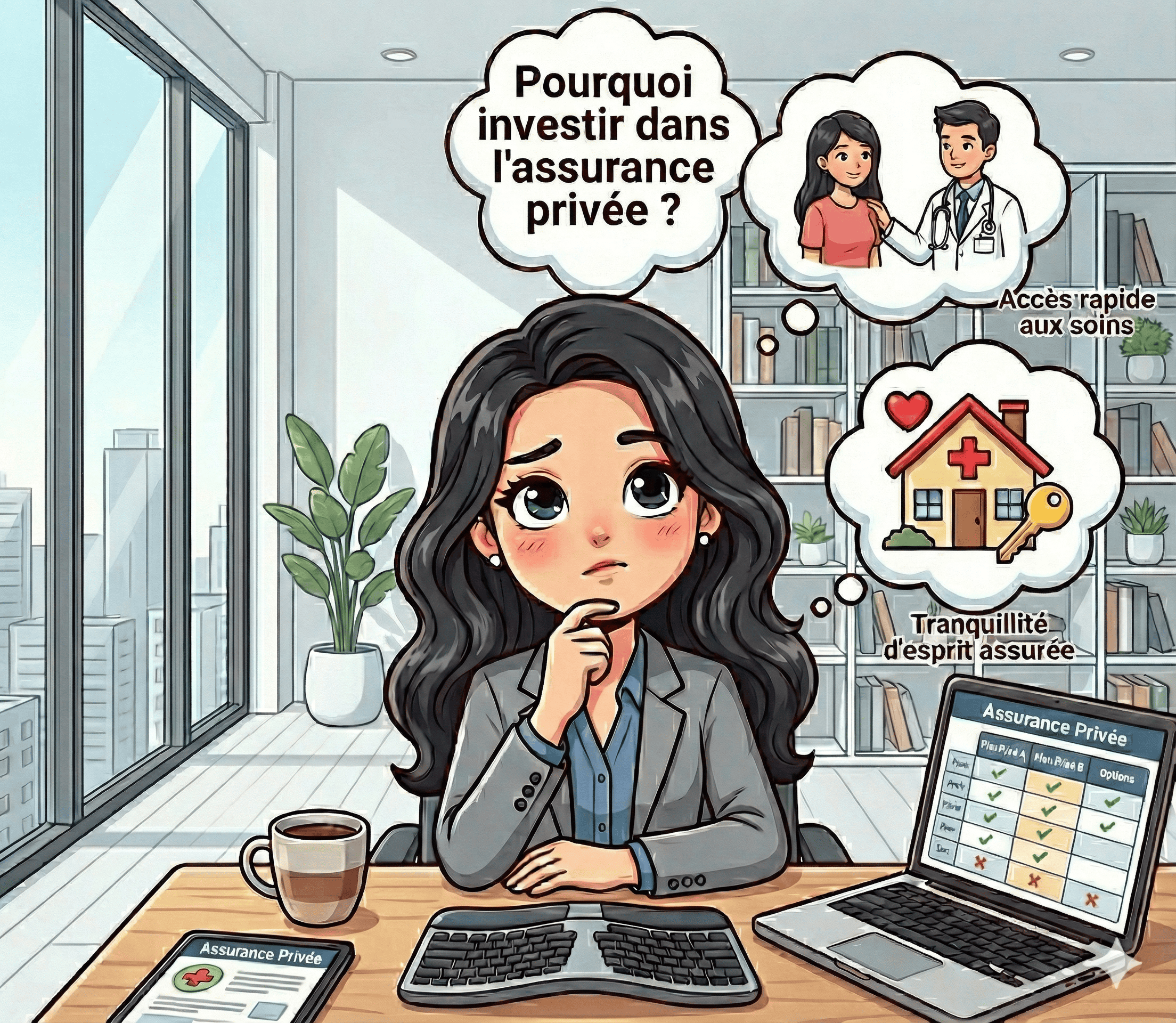 Investir dans l'assurance privée santé au Canada.